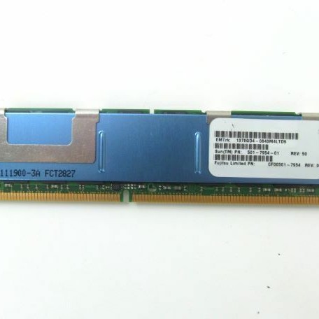 Sun Microsystems 501-7954 4GB DDR2-667/PC2-5300 1.8V FBDIMM Memory