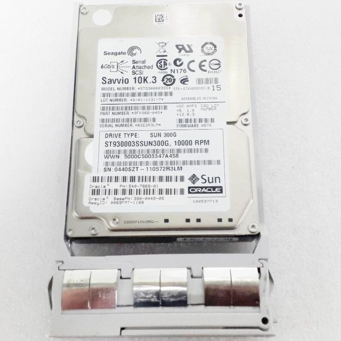 Sun Microsystems 540-7869 300GB - 10000 RPM SAS Hard Disk Drive 2.5 Inches