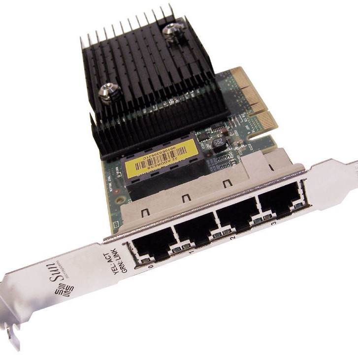 Sun Microsystems 7055021 Quad Port Gigabit Ethernet PCI Express, UTP