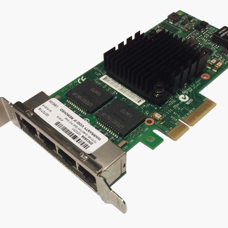 Sun Microsystems 7100477 Oracle 7100477 Quad Port Gigabit Ethernet PCI Express 2.0 Low Profile Adapter