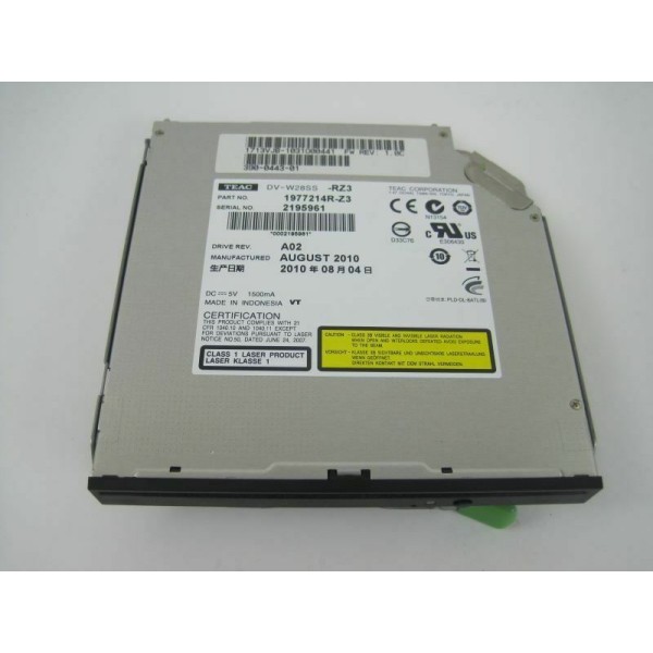 Sun Microsystems X4358A-Z 8x Slot-Load SATA DVD-Writer/24x CD-Writer SlimLine Drive