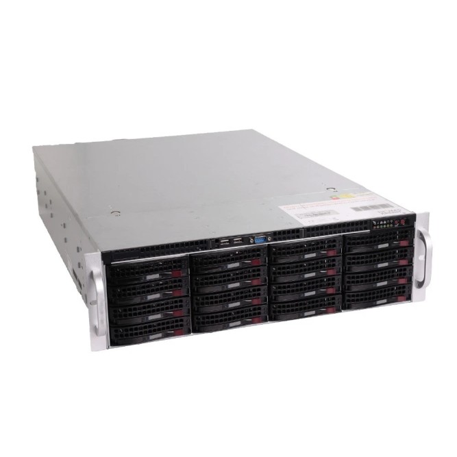 Supermicro CSE-836 3U 16-Bay 3.5-Inch Server Chassis with 16 Drive Slots, Configurable to Order Supermicro CSE-836 3U 16-Bay 3.5-Inch Server Chassis with 16 Drive Slots, Configurable to Order