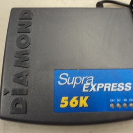Diamond Multimedia Supra Express 56K External Fax / Data Modem