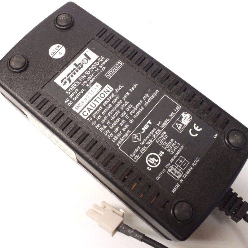 Symbol 50-24000-024 Power Supply 24V 1.5A 1B E