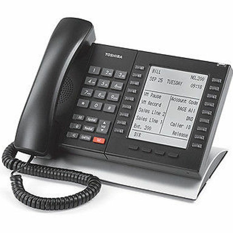 Toshiba DP5130-FSDL Strata CIX40 DP5130 FSDL 20 Button Display Business Telephone Backlit