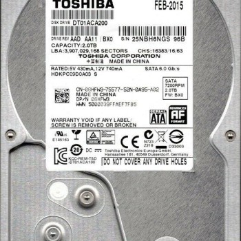 2TB Internal 7200RPM 3.5-Inch SATA HDD Hard Disk Drive