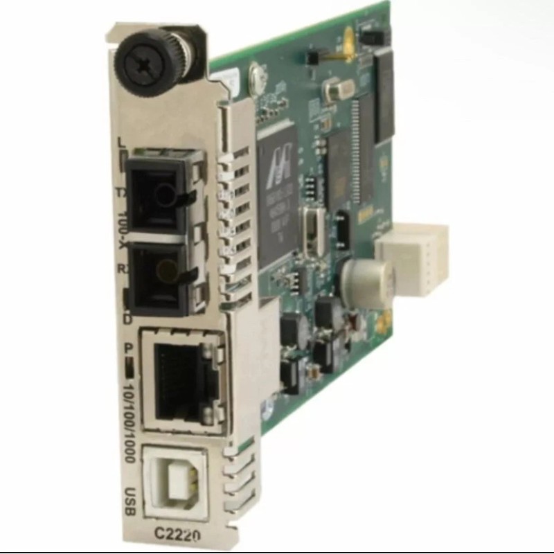 Transition Networks C3210-1040 Gigabit Ethernet ION Card 10/100/1000 to SFP Slot Empty