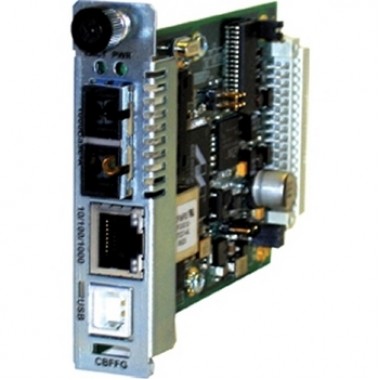 10/100/1000Base-T to 1000Base-X Oam Converter with SFP Slot