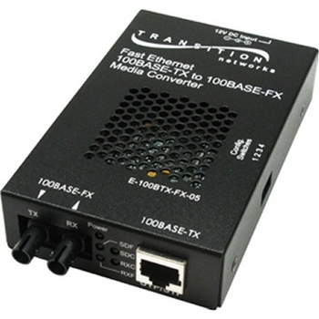 100Base-TX to 100Base-FX Standalone SM SC Media Converter