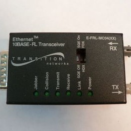 Full/Half-Duplex 10Base-FL Multimode Ethernet Transceiver