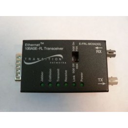 Transition Networks E-FRL-MC04 Full/Half-Duplex 10Base-FL Multimode Ethernet Transceiver