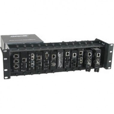 12-Slot Media Converter Rack