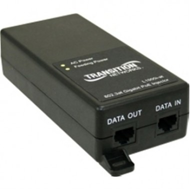 1-Port 10/100/1000 PoE+ Injector with North American Power Supply