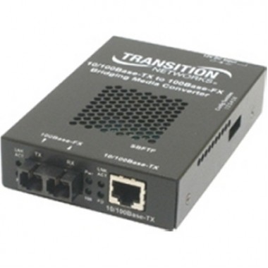 10/100 Bridging Converter RJ45 to 100Base-FX SM SC 20km