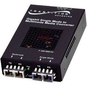 1000Base-SX 850nm MMF SC 220-Meter to 1000Base-LX 1310nm SMF SC 10km Fiber Media Converter
