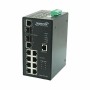 Industrial Managed Ethernet Switch with PoE 8-Port 10/100Base-TX 2-Port Dual PoE Hi Temp