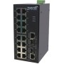 16-Port Managed 10/100 Btx 2-Port Industrial Switch