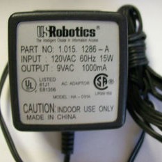AC Supply Adapter for 000839-xx 9 VAC, 1 Amp