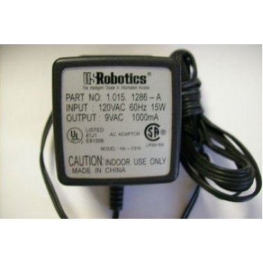 AC Supply Adapter for 000839-xx 9 VAC, 1 Amp