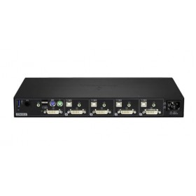 Cybex Secure 4K UHD KVM Switch - 4-Port DVI-I, EAL4+ NIAP PP3.0, TAA Compliant