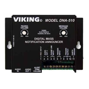 Viking Electronics DNA-510 Viking  Digital Mass Notification Announcer