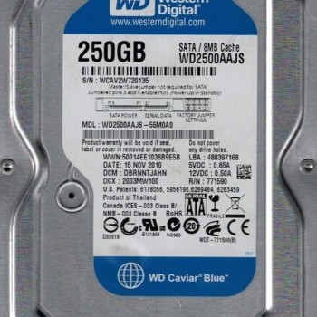 250GB SATA Hard Drive HDD
