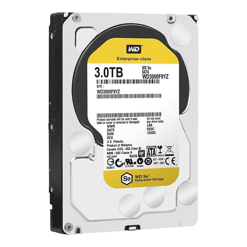 Western Digital WD3000F9YZ 3TB WD Se 3.5-Inch 7200 RPM 6Gb/s SATA Drive with 64MB Cache