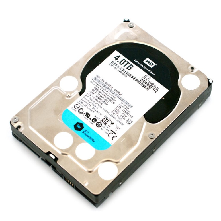 Western Digital WD4000F9YZ-09N20L0 4TB 7200RPM SATA 6GB/s 64MB Cache 3.5-inch Hard Drive