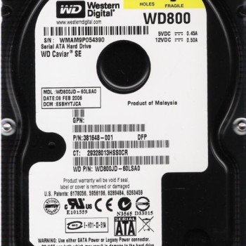 80GB 3.5-Inch Internal SATA Hard Drive
