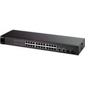 24-Port 10/100 Web Smart Switch with 4 Uplink Ports