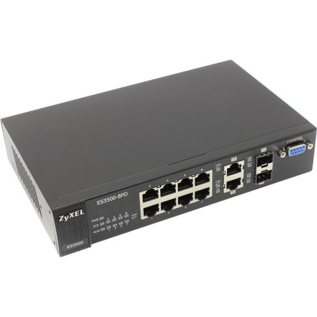 ZyXEL ES3500-8PD 8-Port Layer 2 FE Managed Gigabit Ethernet Switch