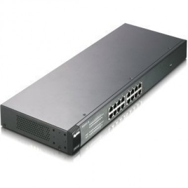 16-Port Web Managed 10/100/1000 Ethernet RJ45 Gigabit Switch