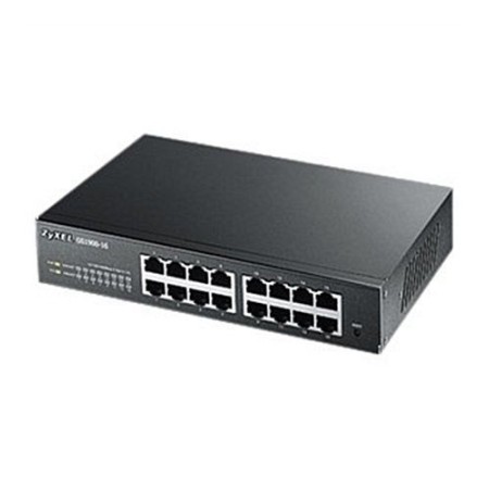 ZyXEL GS1900-16 16-Port Web Managed Fanless Gigabit Ethernet L2 Switch