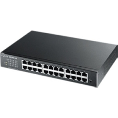 ZyXEL GS1900-24E 24-Port Web Managed Gigabit Ethernet Fanless L2 Desktop Switch
