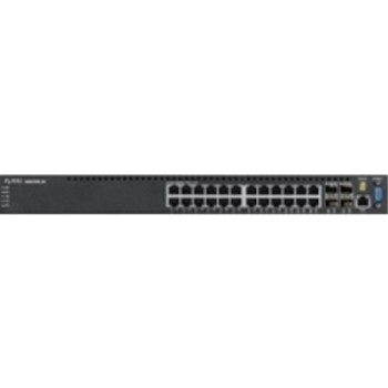 24-Port L2+ Web Managed 4x10GbE SFP Ethernet Switch with Uplink Flexibility