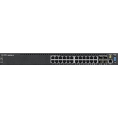 ZyXEL XGS3700-24HP 24-Port L2+ PoE Web Managed Switch with 4x10GbE Uplink Flexibility ZyXEL XGS3700-24HP 24-Port L2+ PoE Web Managed Switch with 4x10GbE Uplink Flexibility