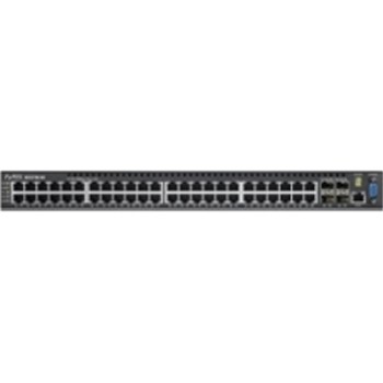 48-Port L2+ Web Managed 4x10GbE SFP Ethernet Switch with Uplink Flexibility