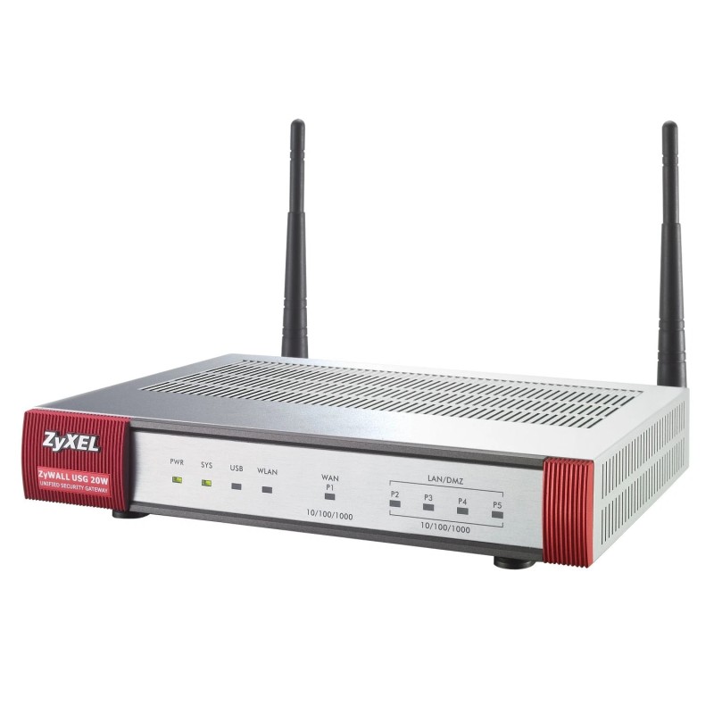 ZyXEL ZWUSG20W Zywall Unified Security Gateway (USG) 20W Security VPN Wireless-N Gateway