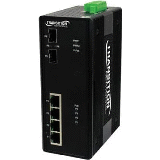 Ext Temp Unmanaged Switch 4x 10/100/1000 Plus 2 1000Base-X SFP